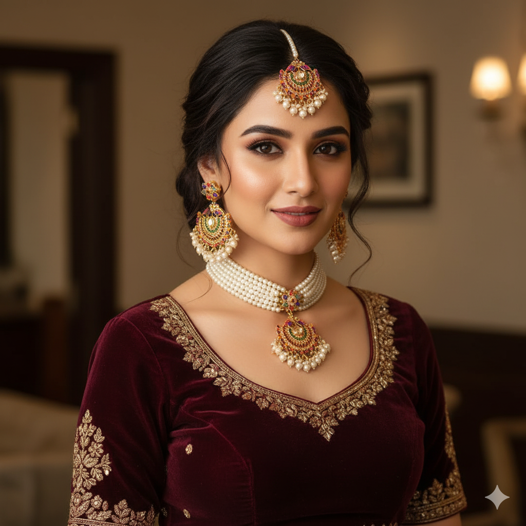 "Royal Multi-Color Necklace Set