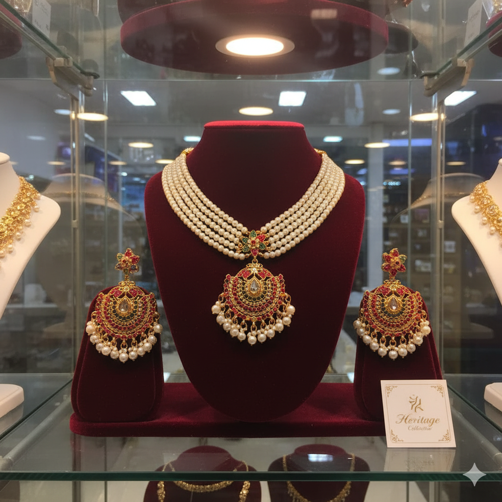 "Royal Multi-Color Necklace Set