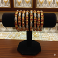 Gold-Plated 6 piece Bangle Set.